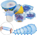 Tampas de Silicone Ajustáveis – Kit com 6 Tamanhos