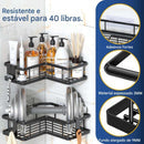 Suporte Organizador para canto e parede 5pcs Multiuso Droopstore