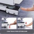 Suporte Ajustável com Rodinhas para Eletrodomésticos Pesados Droopstore
