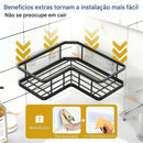 Suporte Organizador para canto e parede 5pcs Multiuso Droopstore