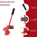 TurboLift™ – Kit para Mover Móveis Pesados Sem Esforço + BÓNUS Antivibração