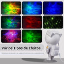 A30 -Astronauta Projetor Galáxia – Luminária de Estrelas com Nebulosa