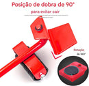 TurboLift™ – Kit para Mover Móveis Pesados Sem Esforço + BÓNUS Antivibração
