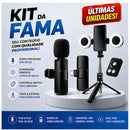 Kit Influencer Pro Elite™ – Tripé da Fama com Luz + Microfone GRÁTIS