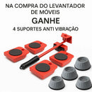TurboLift™ – Kit para Mover Móveis Pesados Sem Esforço + BÓNUS Antivibração
